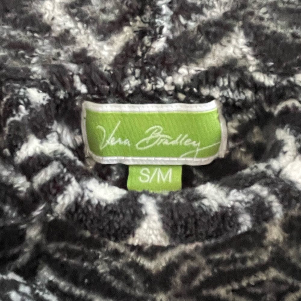Vera Bradley Fleece Short/Mid-Length Robe - Picture 5 of 8
